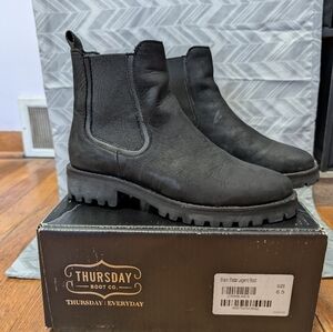Thursday Boot Co. Black Matte Leather Ledgend